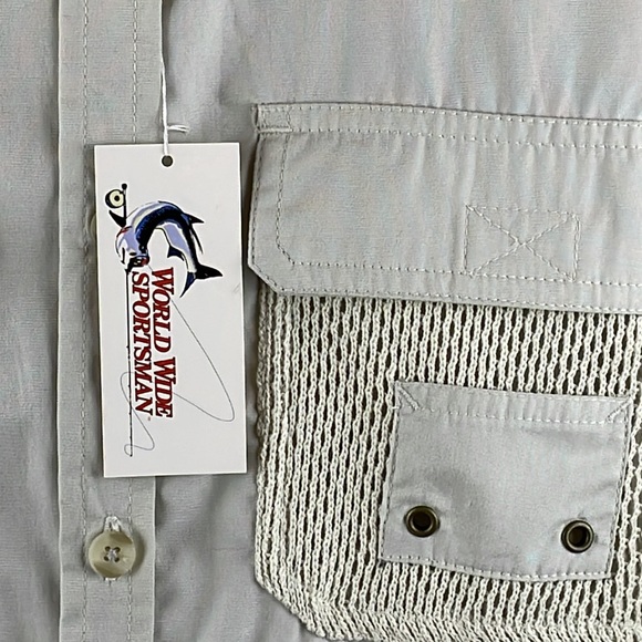 World Wide Sportsman Button-Up Vented L Meramec Shirt Size Small - Picture 4 of 9
